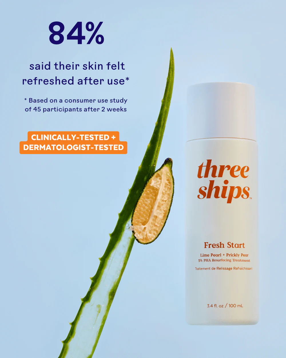 Fresh Start™ Lime Pearl + Prickly Pear 5% PHA Resurfacing Treatment - Image 3