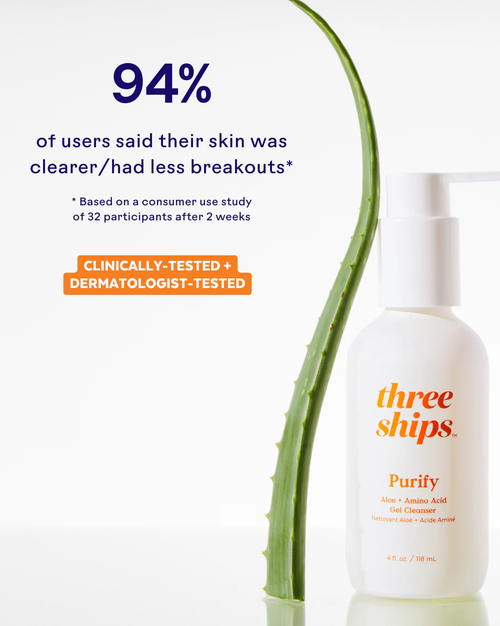 Purify Aloe + Amino Acid Gel Cleanser - Image 3